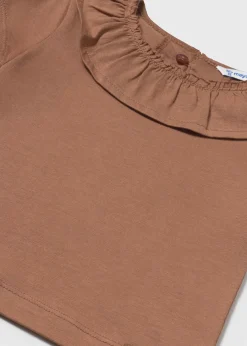 Mayoral Baby Ruffled Collar T-Shirt