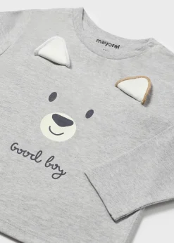 BOY Mayoral Baby Set of 2 Puppy T-Shirts