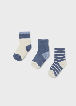 BOY Mayoral Baby Set of 3 Socks