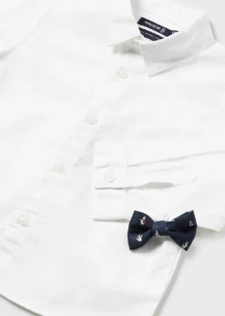 BOY Mayoral Baby Shirt with Bow Tie