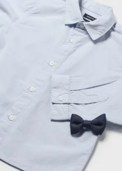 BOY Mayoral Baby Shirt with Bow Tie