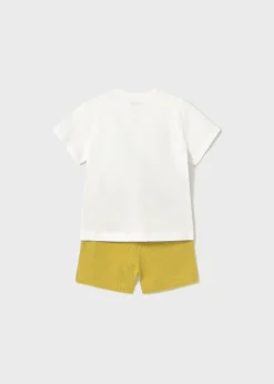 BOY Mayoral Baby Shorts and Jungle T-Shirt Set