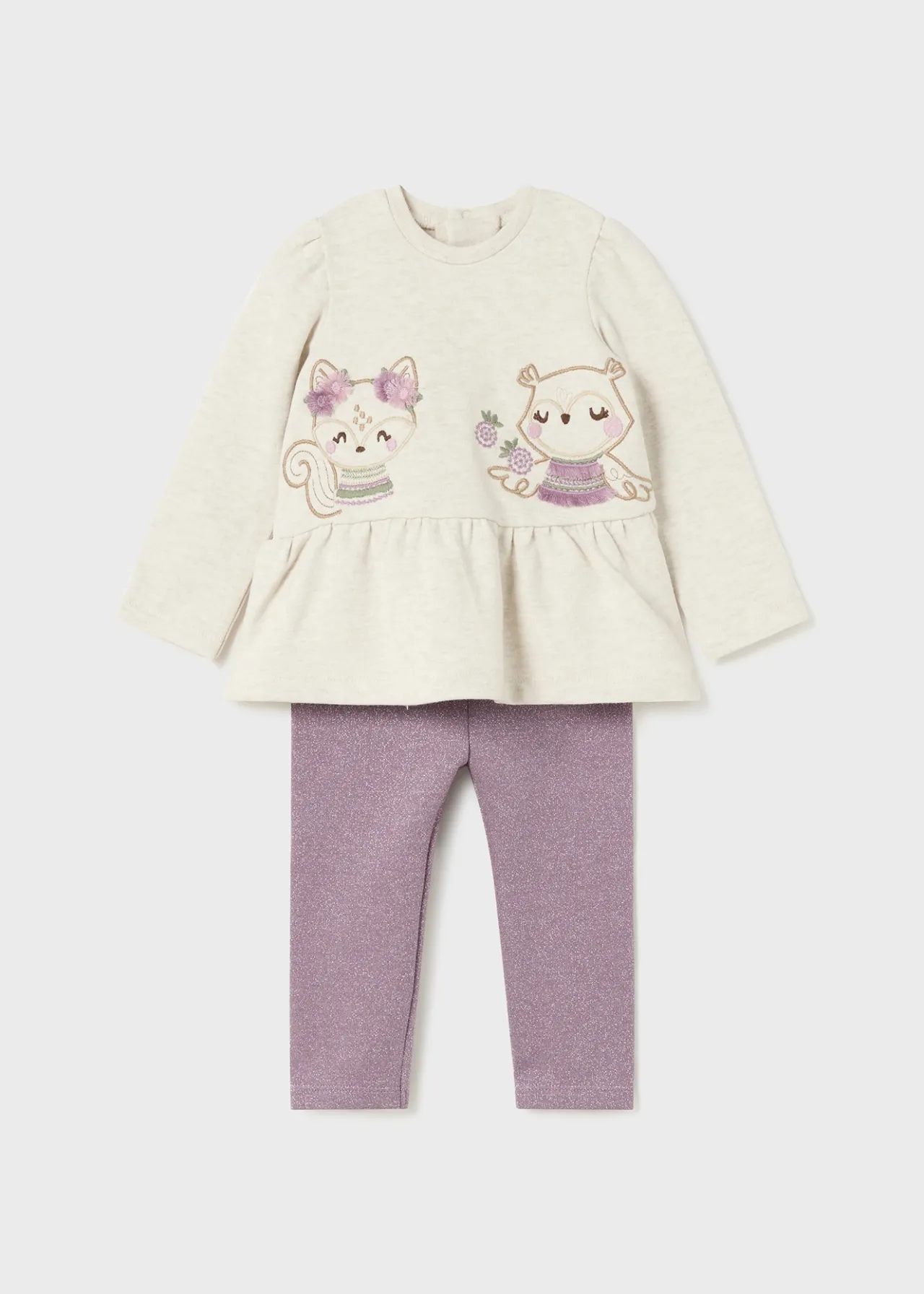 Mayoral Baby Sparkly Leggings and Sweater Set