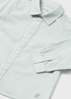 BOY Mayoral Baby Striped Shirt