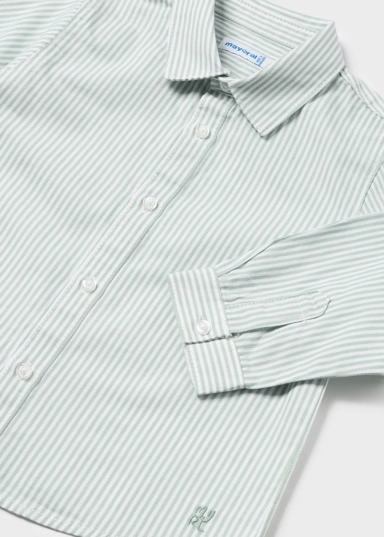 BOY Mayoral Baby Striped Shirt