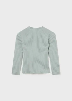 Mayoral Baby Striped Turtleneck
