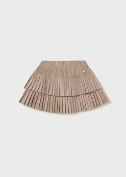 Mayoral Baby Suede Pleated Skirt