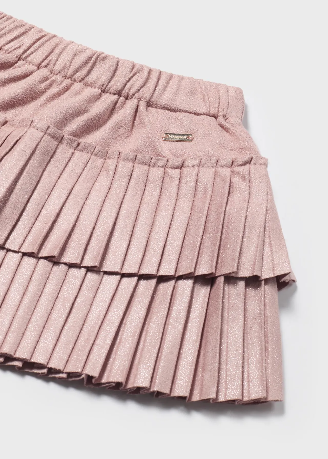 Mayoral Baby Suede Pleated Skirt