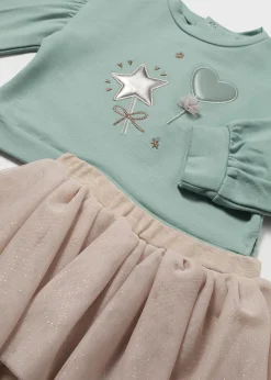 Mayoral Baby Sweater and Tutu Leggings Set