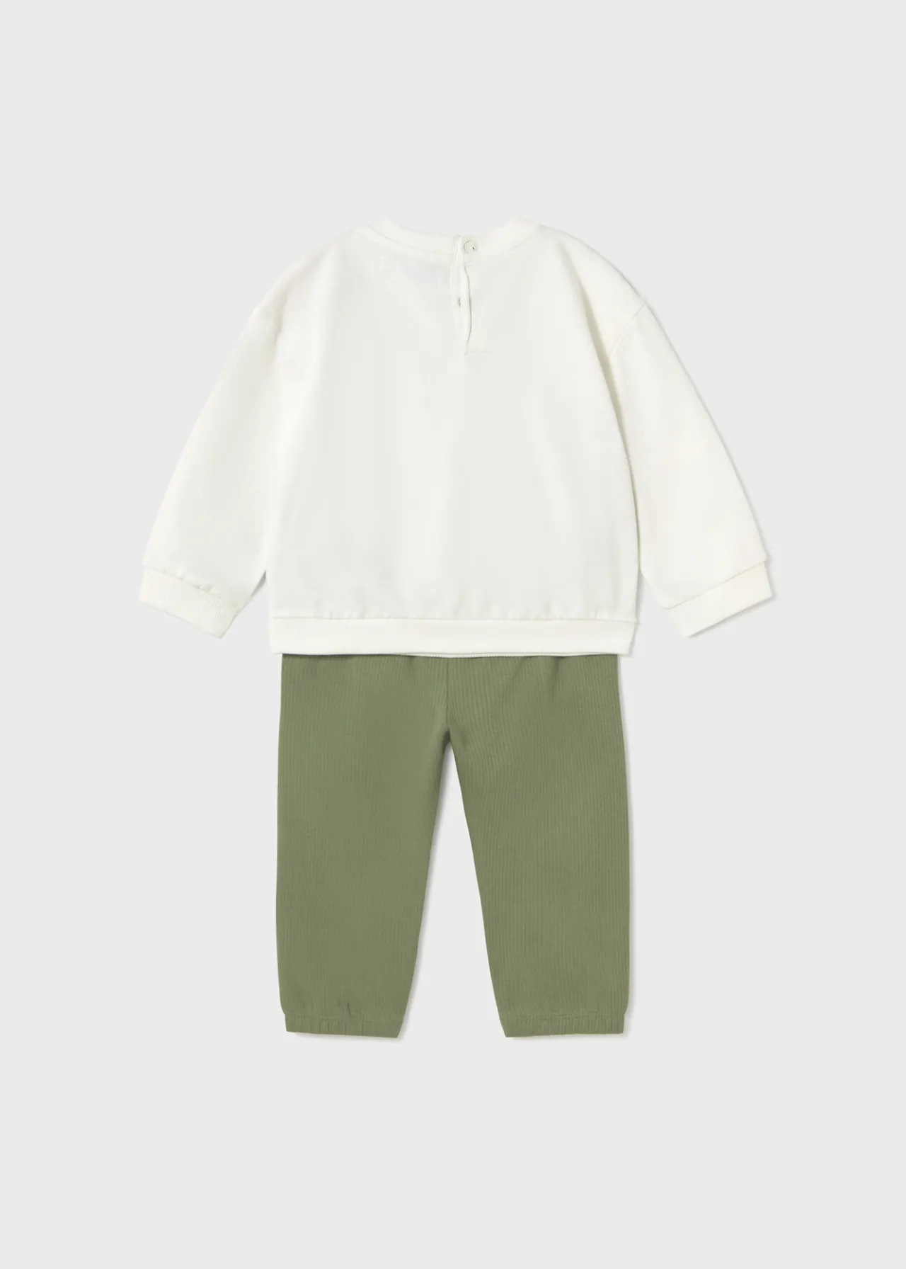 BOY Mayoral Baby Tracksuit with Printed Sweatshirt