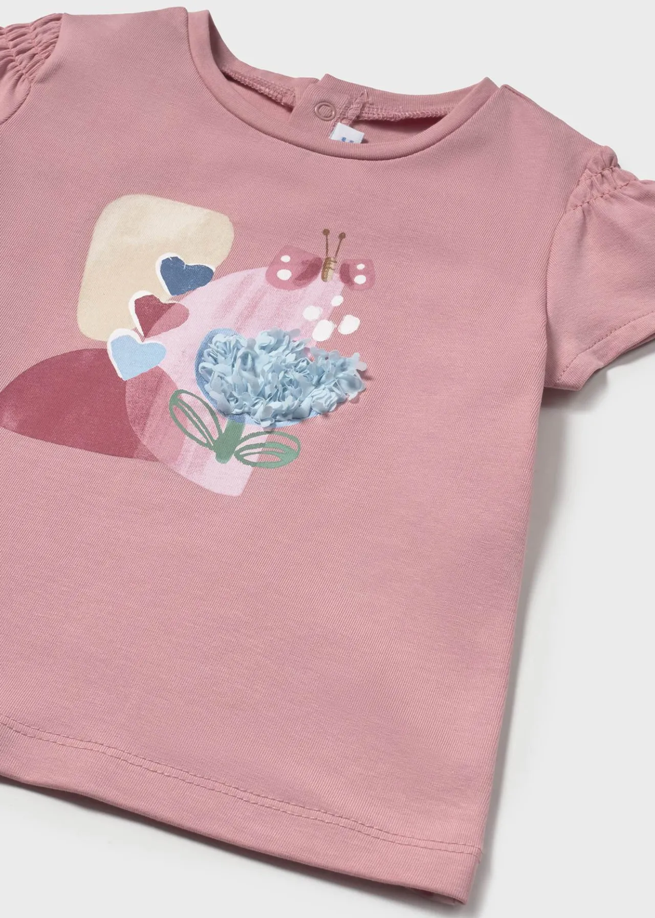 Mayoral Baby T-Shirt with Embossed Applique