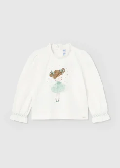 Mayoral Baby Tulle Applique T-Shirt