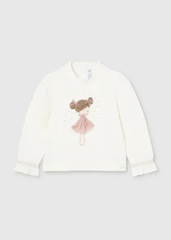 Mayoral Baby Tulle Applique T-Shirt