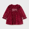 Mayoral Baby Velvet Dress