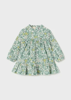 Mayoral Baby Velvet Floral Dress