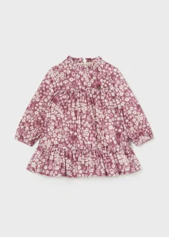 Mayoral Baby Velvet Floral Dress