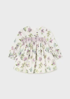 Mayoral Baby Velvet Print Dress