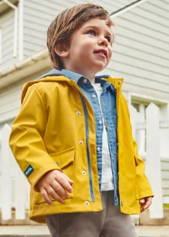 BOY Mayoral Baby Waterproof Parka with Ears