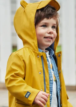 BOY Mayoral Baby Waterproof Parka with Ears