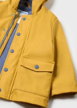 BOY Mayoral Baby Waterproof Parka with Ears