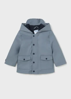 BOY Mayoral Baby Waterproof Parka with Ears