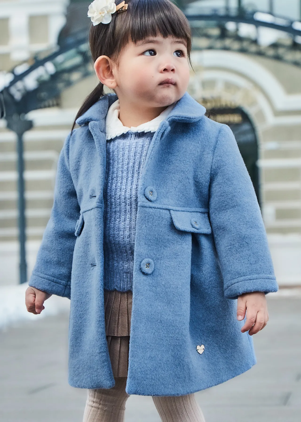 Mayoral Baby Wool Coat