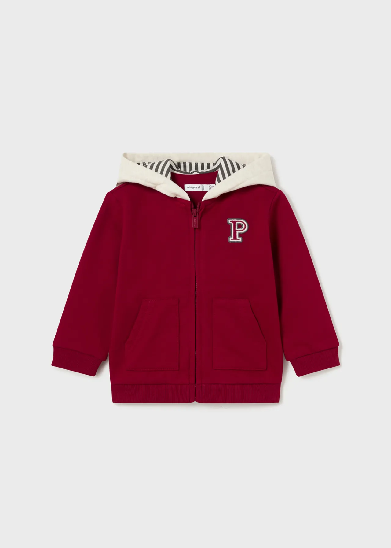 BOY Mayoral Baby Zip Animal Hoodie