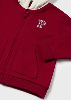 BOY Mayoral Baby Zip Animal Hoodie