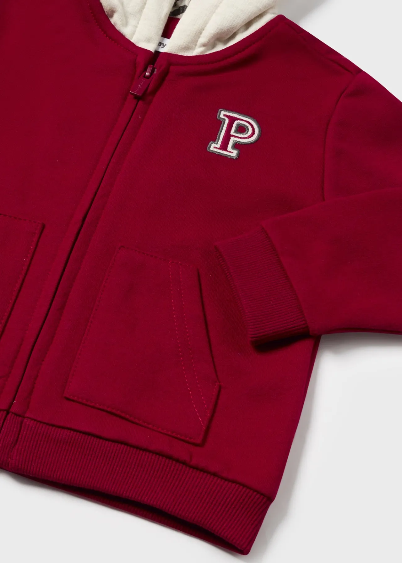 BOY Mayoral Baby Zip Animal Hoodie