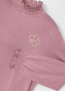 Mayoral Basic mock-neck t-shirt girls