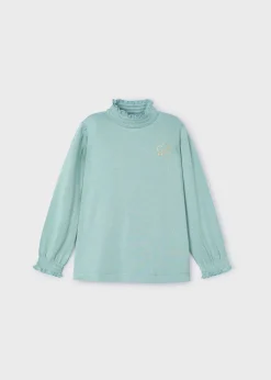 Mayoral Basic mock-neck t-shirt girls