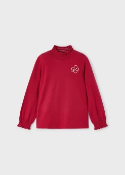 Mayoral Basic mock-neck t-shirt girls