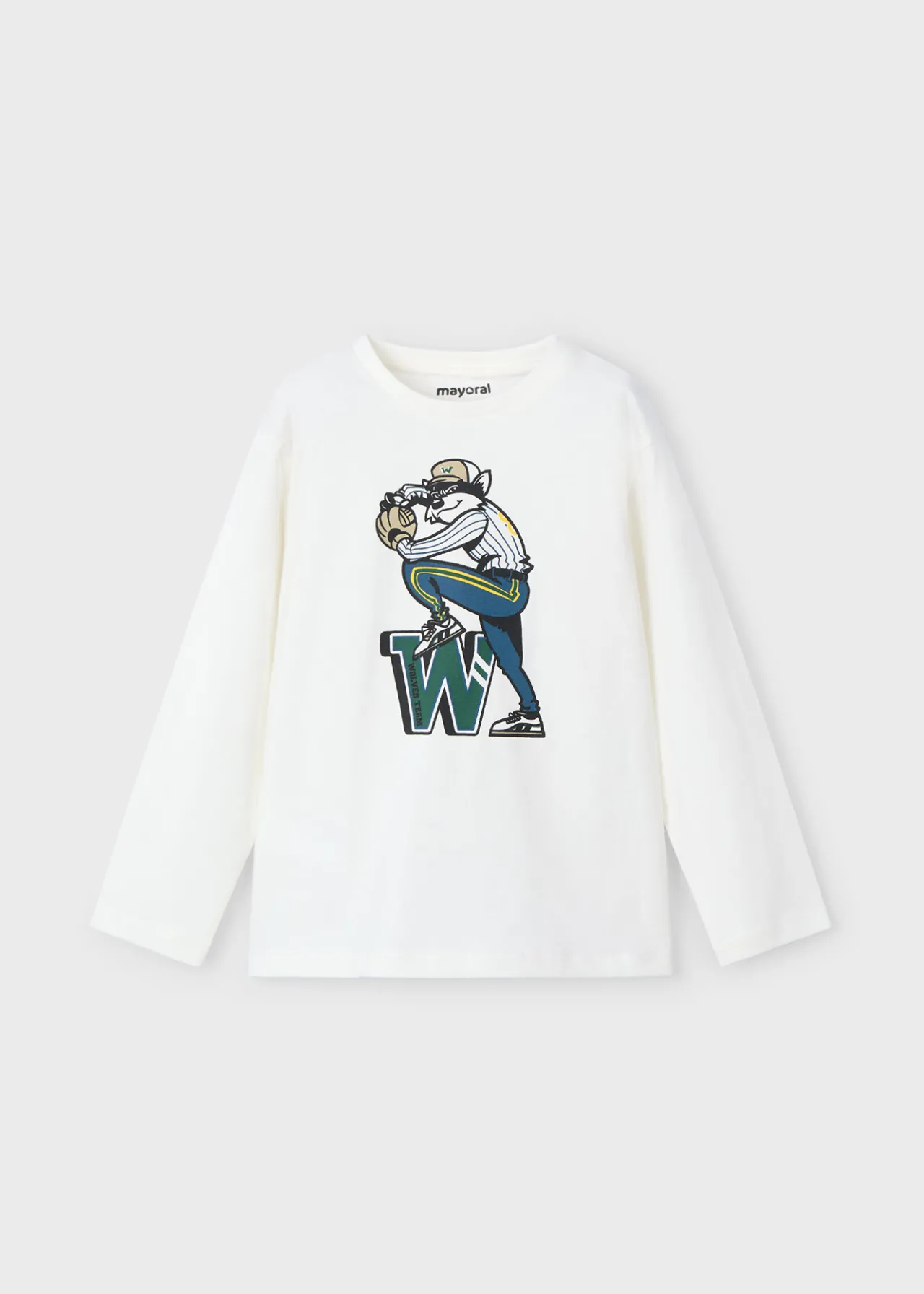 BOY Mayoral Boy Baseball Print T-Shirt