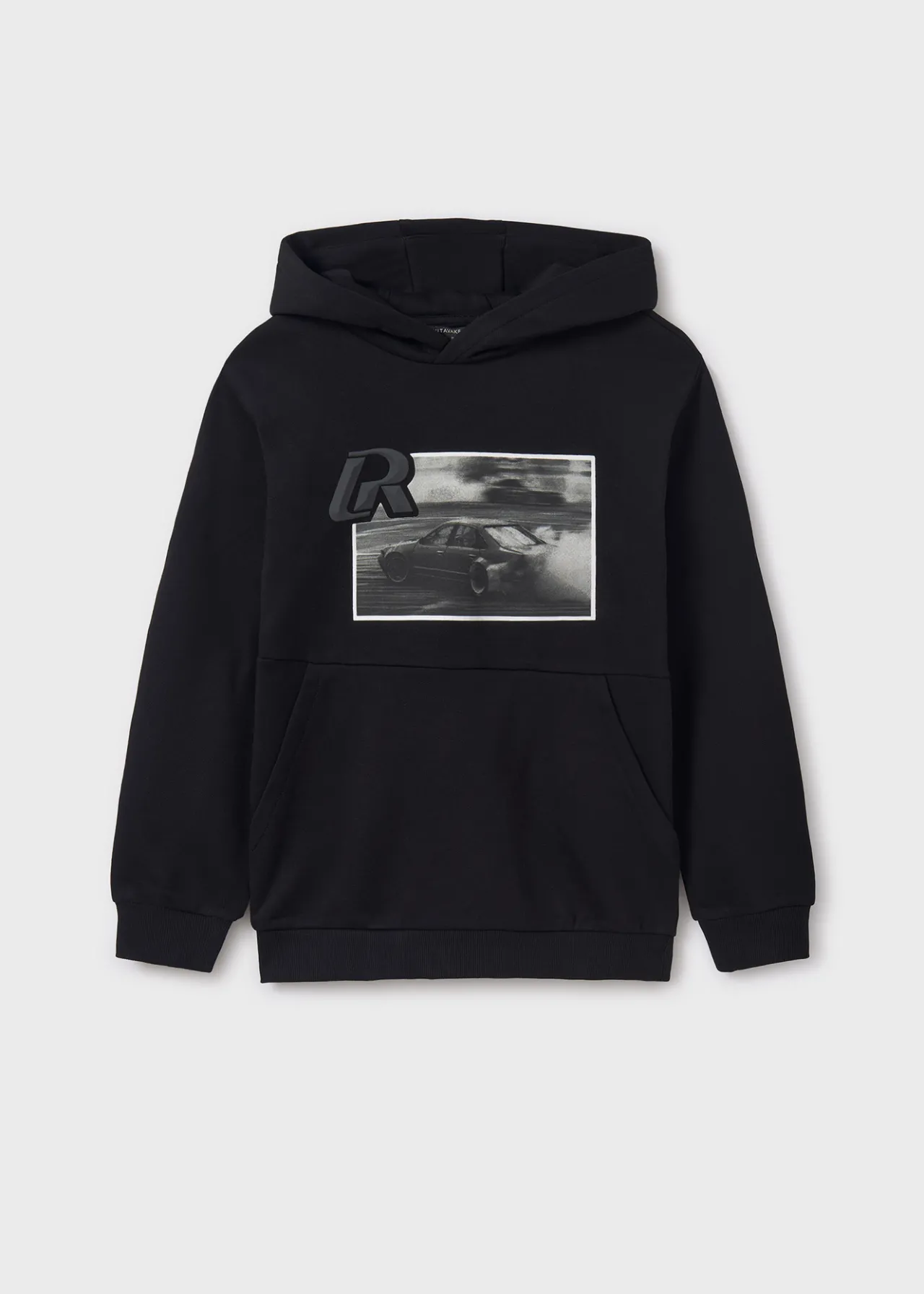 BOY Mayoral Boy and White Print Hoodie