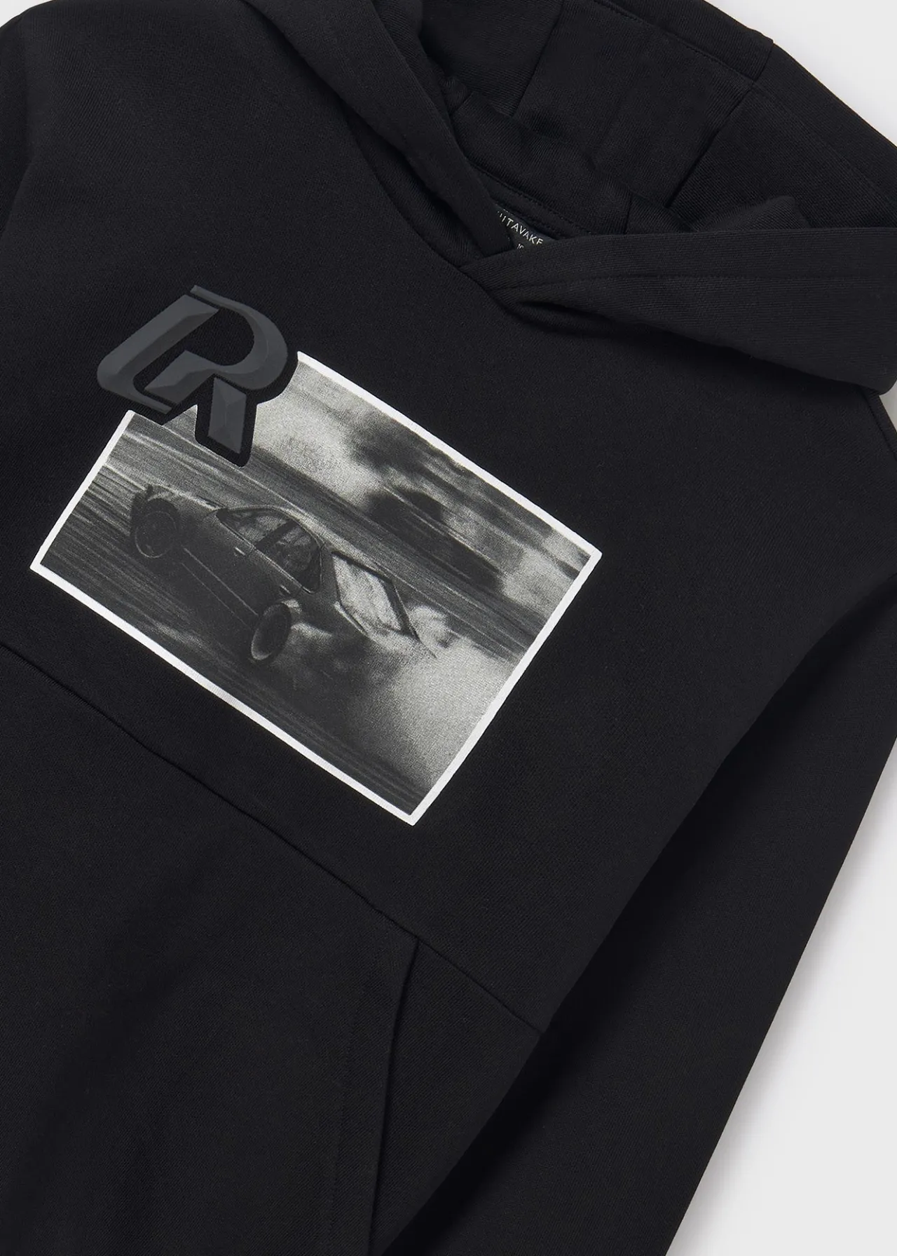 BOY Mayoral Boy and White Print Hoodie