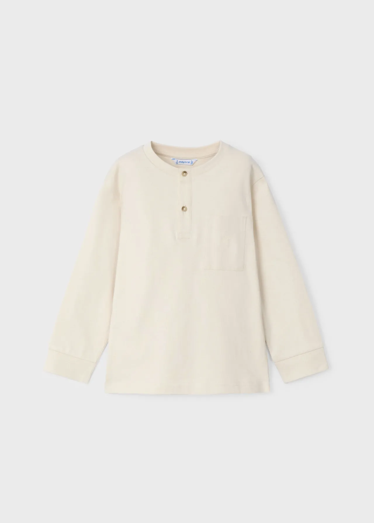 BOY Mayoral Boy Button Neck T-Shirt