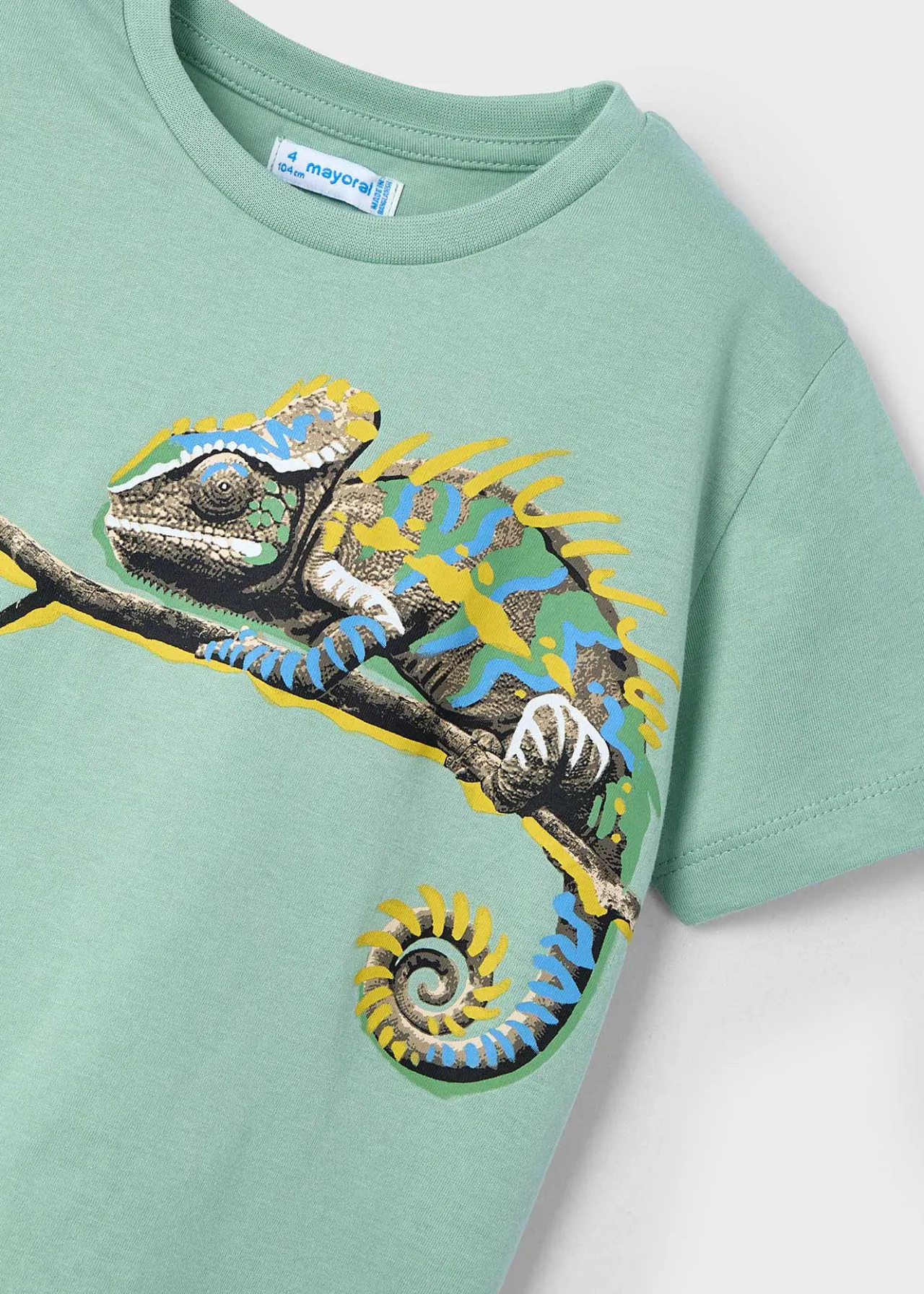 BOY Mayoral Boy Chameleon Graphic T-Shirt