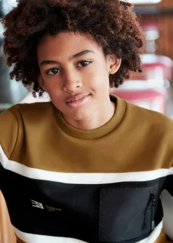 BOY Mayoral Boy Color Block Sweatshirt