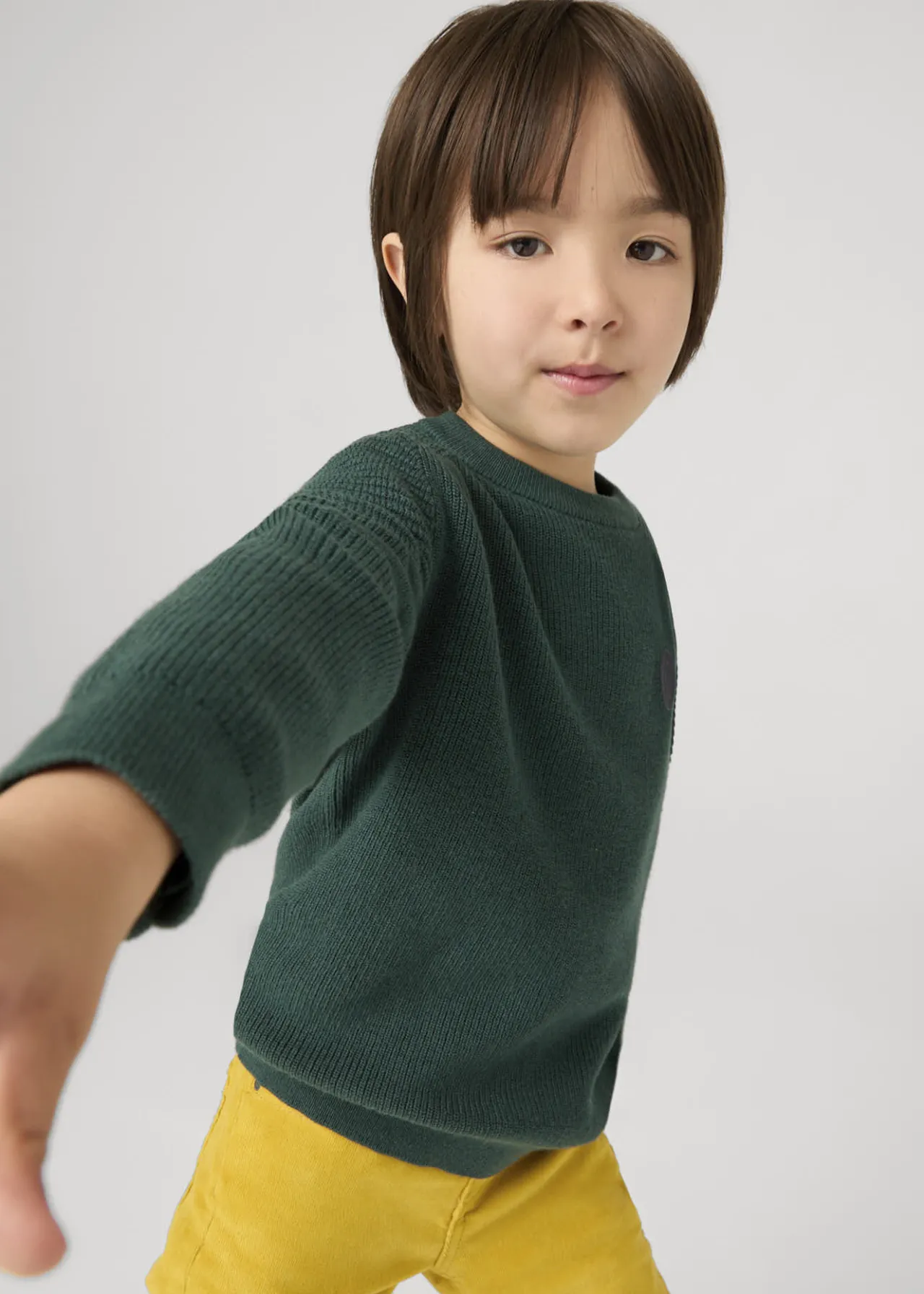 BOY Mayoral Boy Combined Knit Sweater
