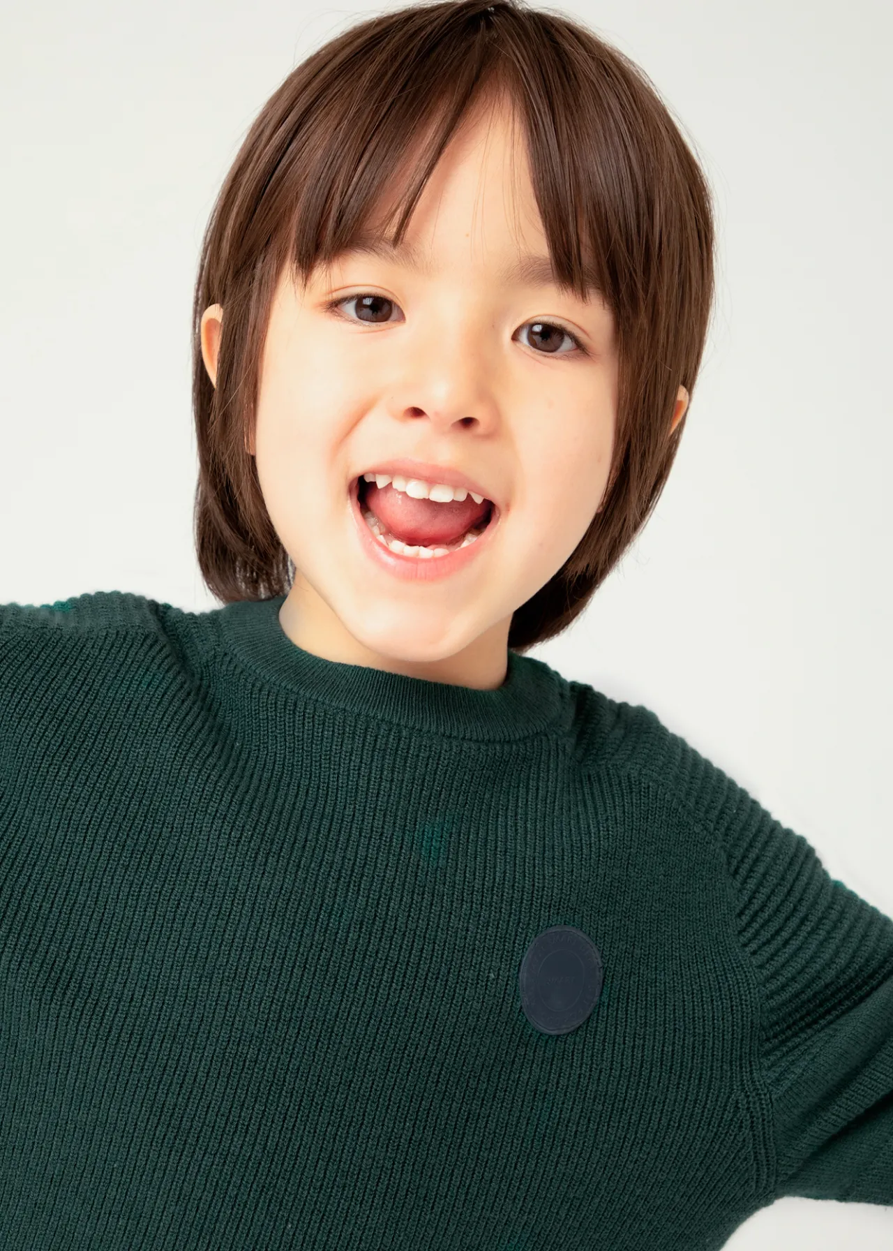 BOY Mayoral Boy Combined Knit Sweater