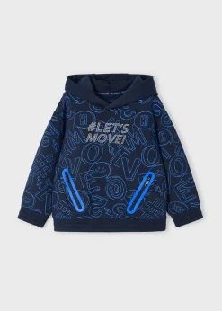 BOY Mayoral Boy Contrast Print Hoodie
