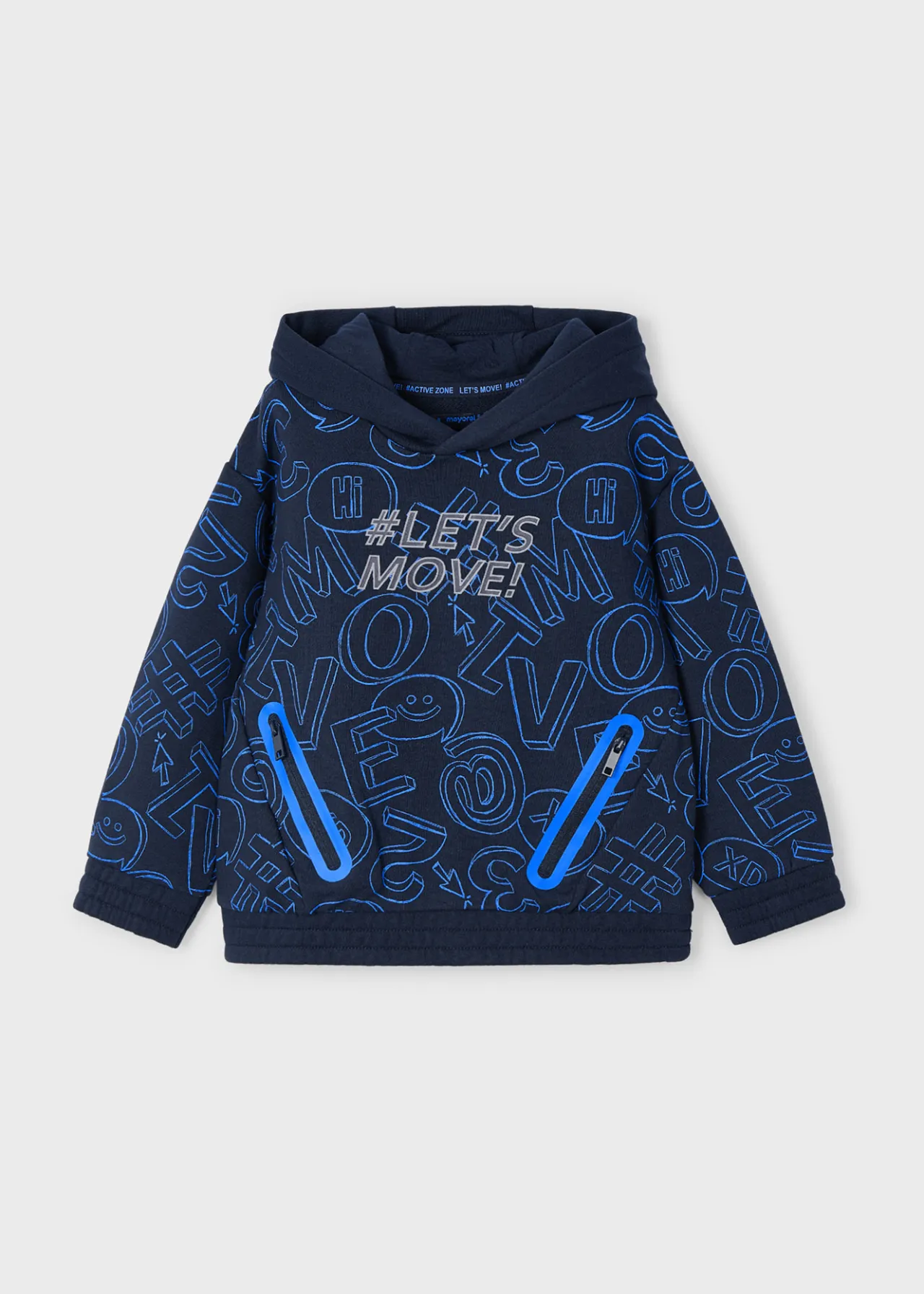 BOY Mayoral Boy Contrast Print Hoodie