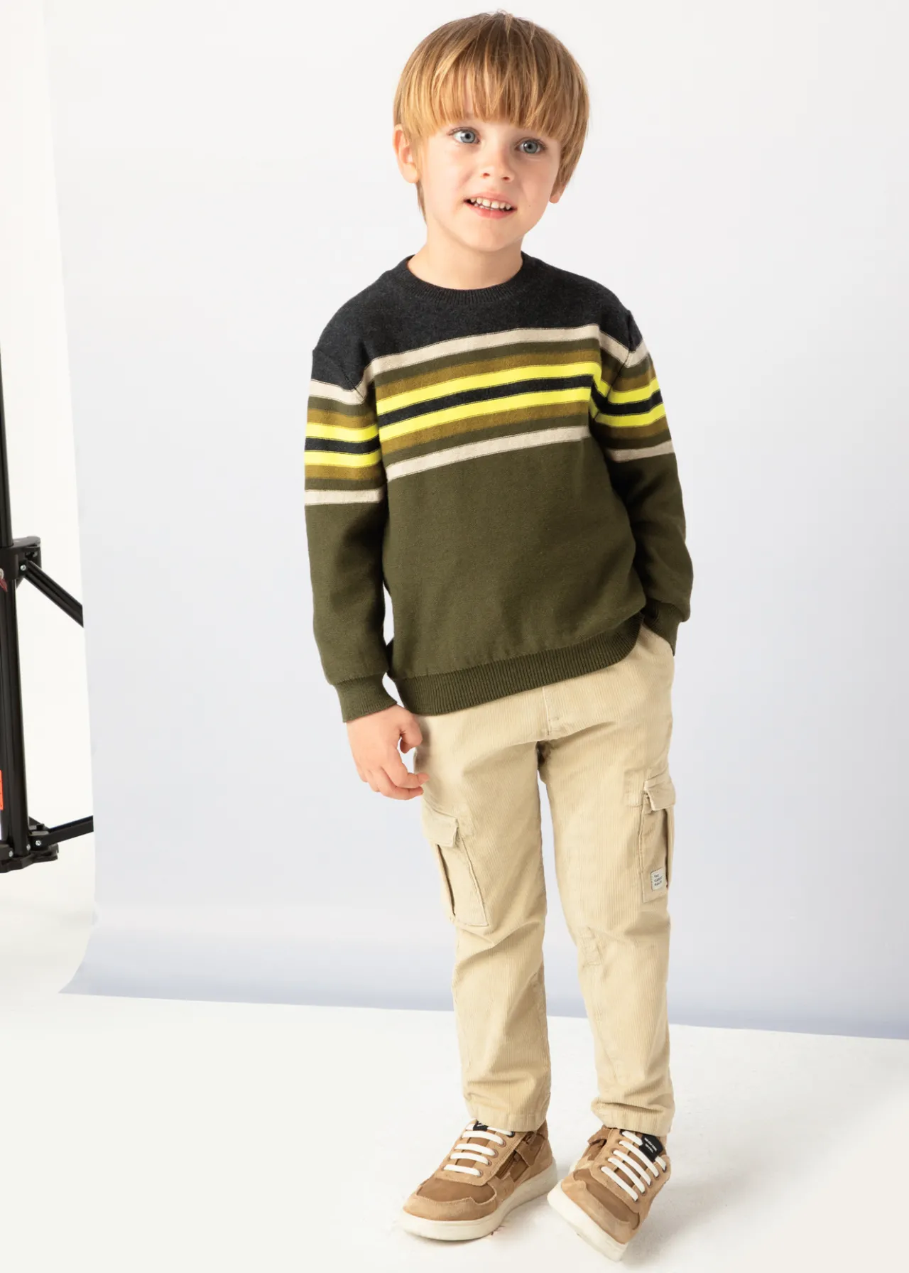 BOY Mayoral Boy Corduroy Cargo Pants