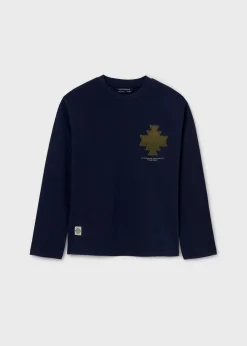 BOY Mayoral Boy Embossed Back Print T-Shirt