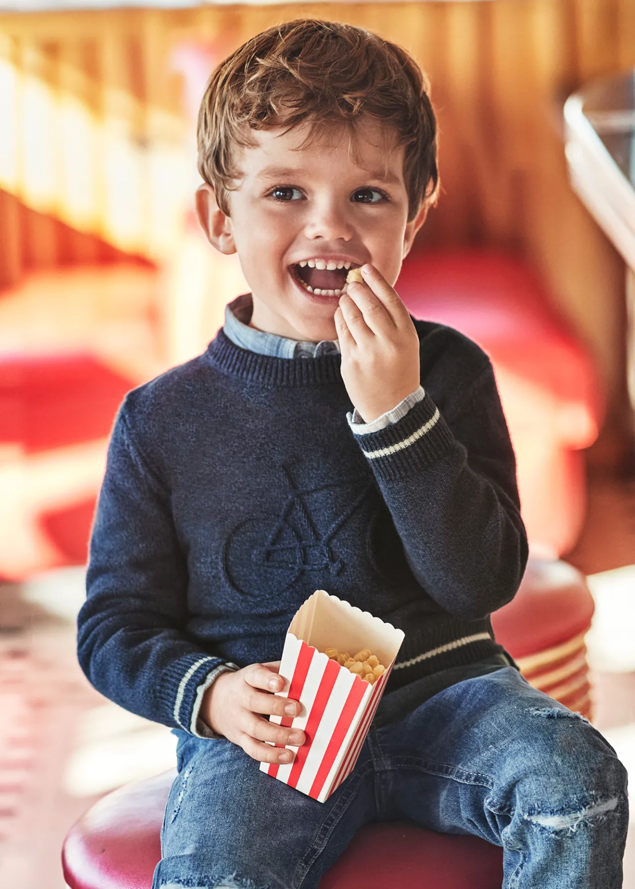 BOY Mayoral Boy Embossed Bike Sweater