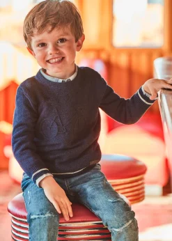 BOY Mayoral Boy Embossed Bike Sweater