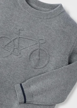 BOY Mayoral Boy Embossed Bike Sweater