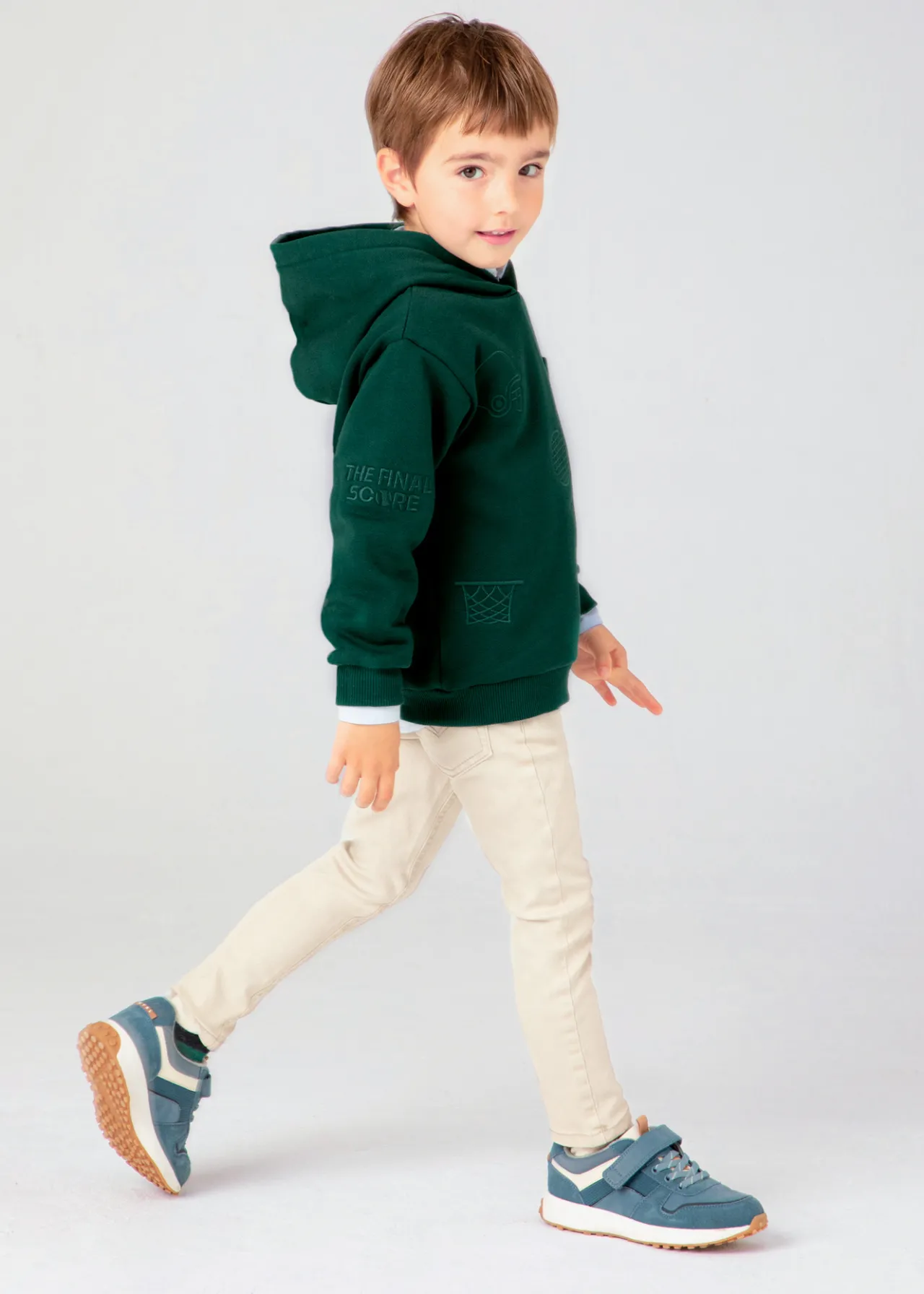 BOY Mayoral Boy Embroidered Hoodie
