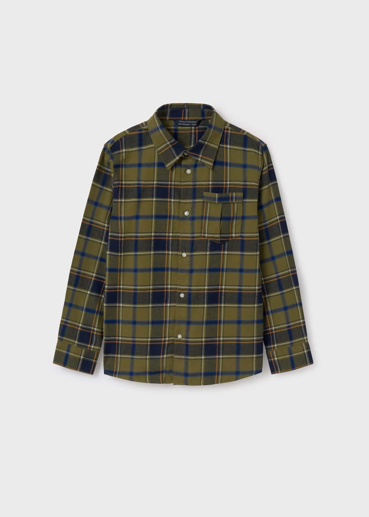 BOY Mayoral Boy Flannel Plaid Shirt