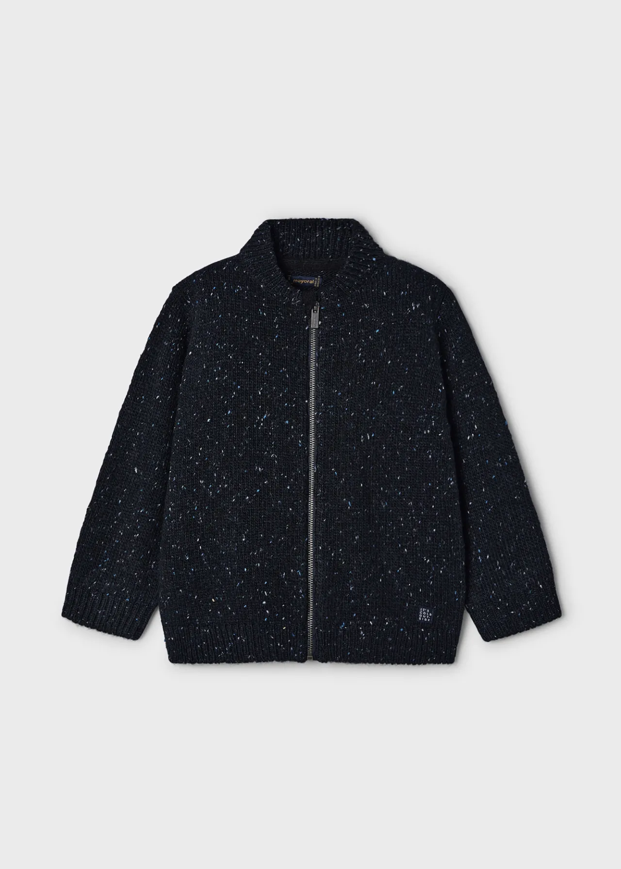 BOY Mayoral Boy Fleck Zip Cardigan